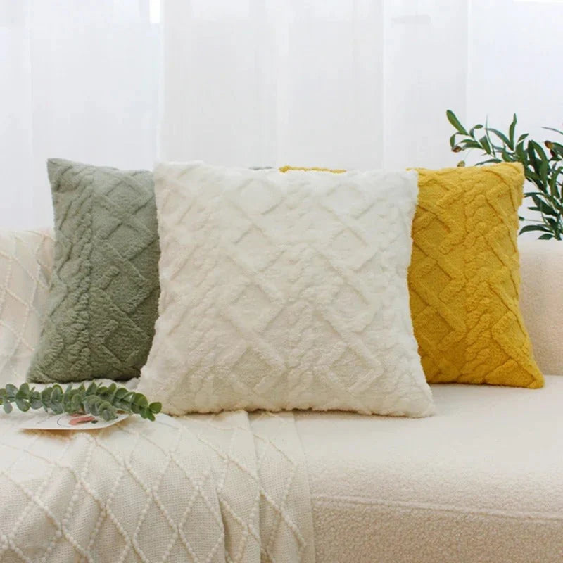 Capa Almofada Pelúcia Geometric Dansu